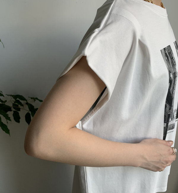  「【WEB限定】バックジップフォトプリントTEE」|Tシャツ・カットソー|