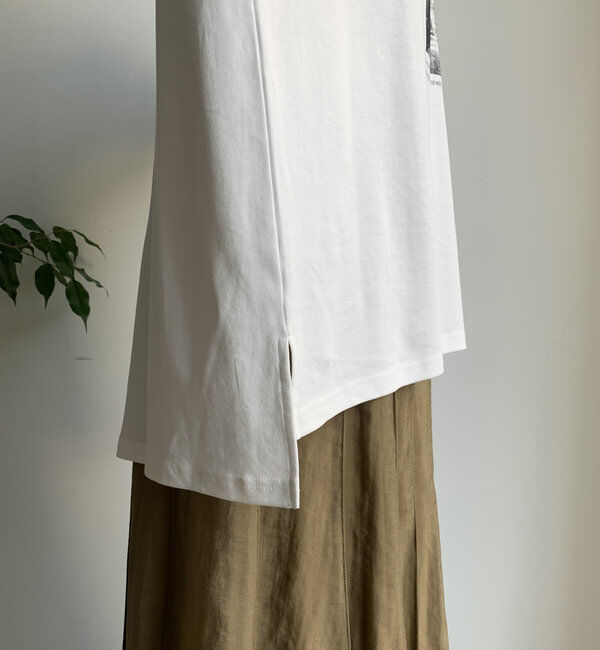  「【WEB限定】バックジップフォトプリントTEE」|Tシャツ・カットソー|