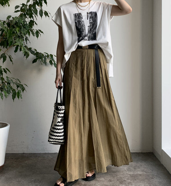  「【WEB限定】バックジップフォトプリントTEE」|Tシャツ・カットソー|