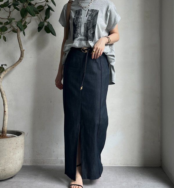  「【WEB限定】バックジップフォトプリントTEE」|Tシャツ・カットソー|