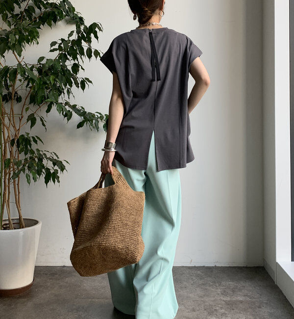  「【WEB限定】バックジップフォトプリントTEE」|Tシャツ・カットソー|