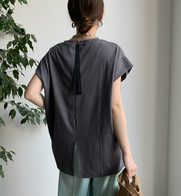  「【WEB限定】バックジップフォトプリントTEE」|Tシャツ・カットソー|