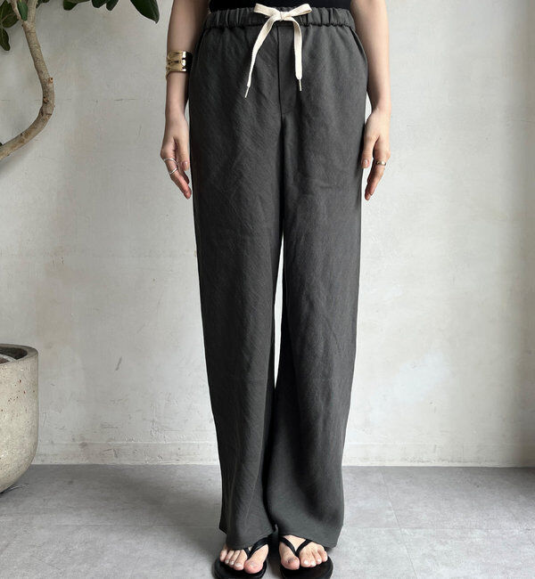  「リネンバイヤスパンツ」|チノ|