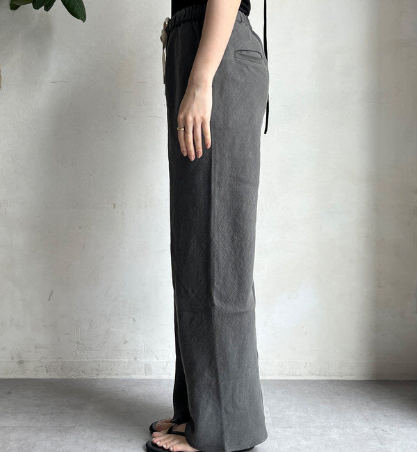  「リネンバイヤスパンツ」|チノ|