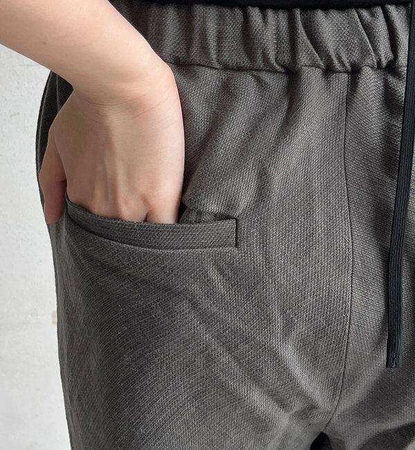  「リネンバイヤスパンツ」|チノ|