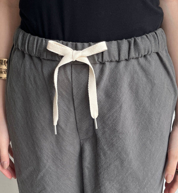  「リネンバイヤスパンツ」|チノ|