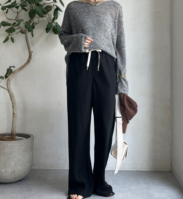  「リネンバイヤスパンツ」|チノ|