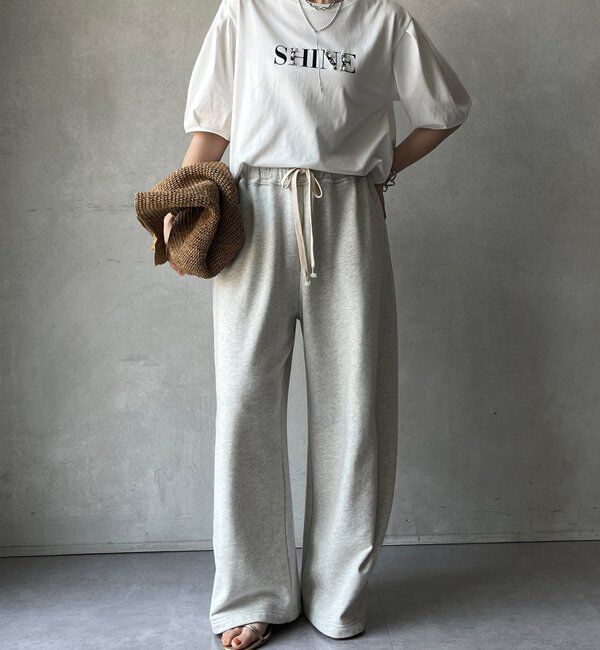  「【WEB限定】ライトドライ天竺ロゴTE」|Tシャツ・カットソー|