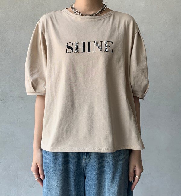  「【WEB限定】ライトドライ天竺ロゴTE」|Tシャツ・カットソー|