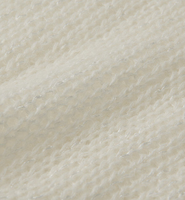  「【軽い着心地】モヘアリリープランジネックニット」|ニット・セーター|