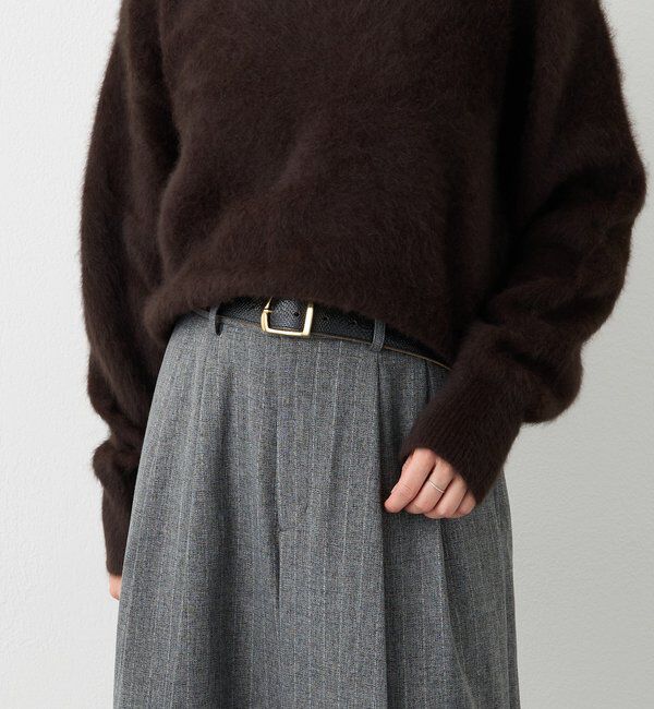  「【MONN.:.(モン)】SHIHOコラボ型押しベルト」|ベルト|