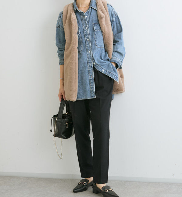  「【オンオフ着れる】両面起毛ジョッパーパンツ」|チノ|