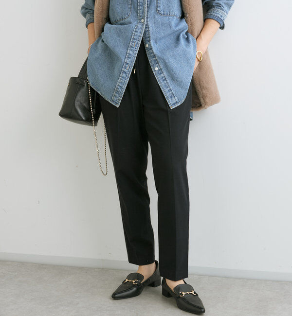  「【オンオフ着れる】両面起毛ジョッパーパンツ」|チノ|