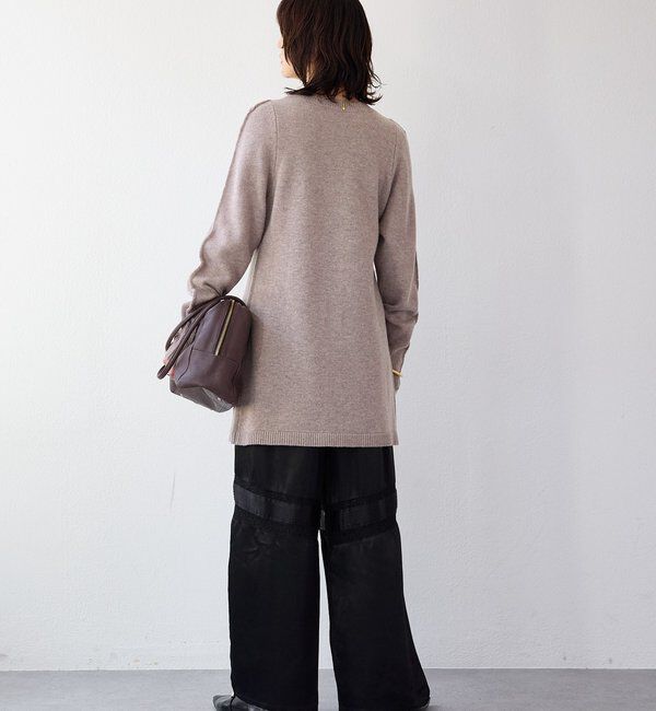  「【a Nice （ア ・ニース）】ピンタックレースパンツ」|チノ|