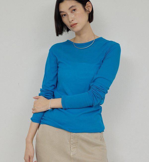 La nature linge「【La nature linge】NEWロングスリーブTシャツ」|Tシャツ・カットソー|ブルー