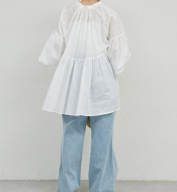  「コットンローンチュニック」|シャツ・ブラウス|