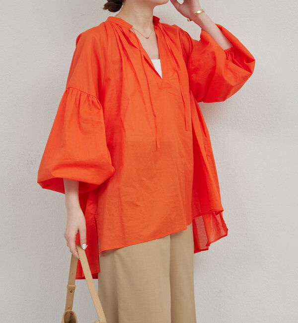  「コットンローンチュニック」|シャツ・ブラウス|