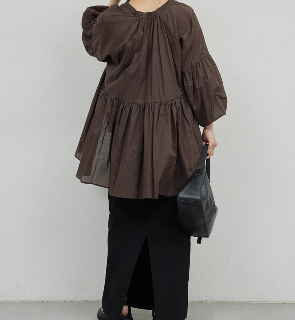  「コットンローンチュニック」|シャツ・ブラウス|