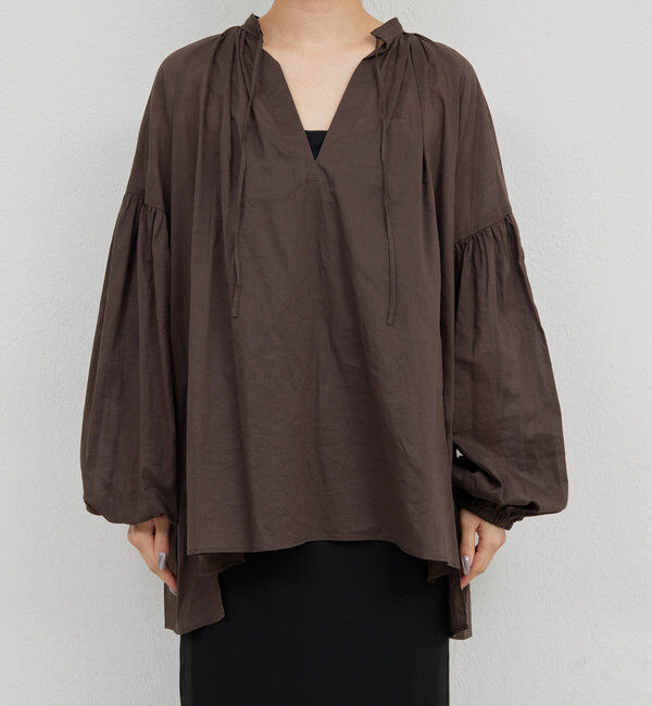  「コットンローンチュニック」|シャツ・ブラウス|