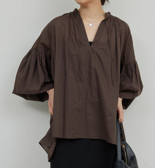  「コットンローンチュニック」|シャツ・ブラウス|