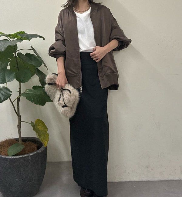  「キュプラサテンブルゾン」|ベスト・ジレ|