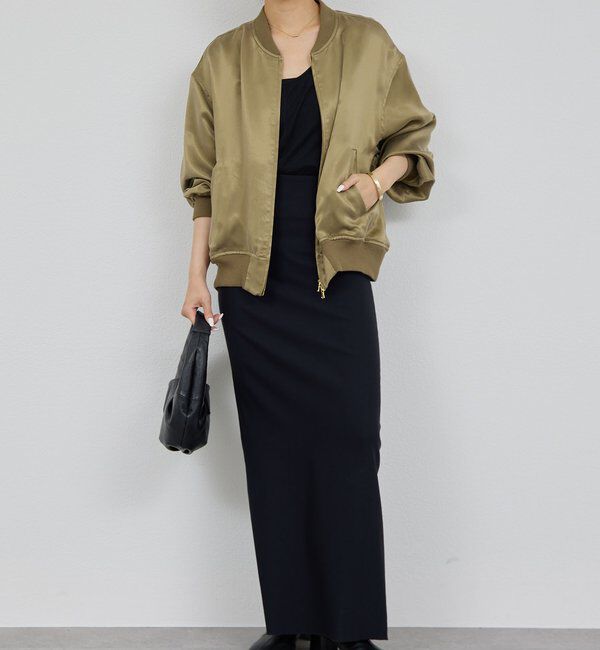  「キュプラサテンブルゾン」|ベスト・ジレ|