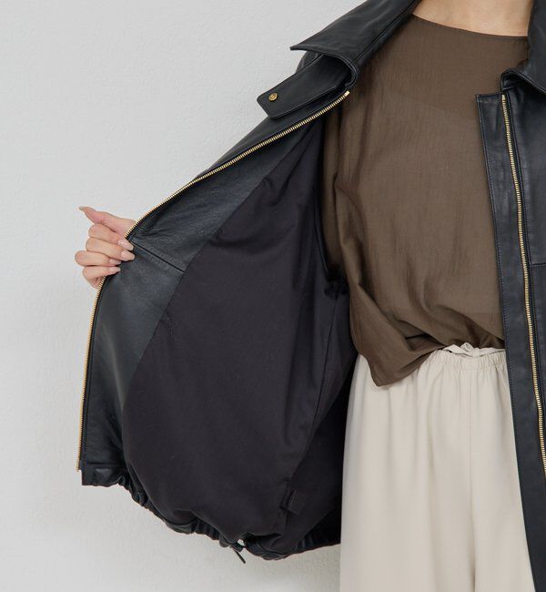  「レザーブルゾン」|ブルゾン・スタジャン|