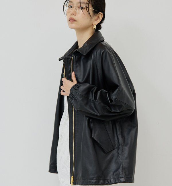  「レザーブルゾン」|ブルゾン・スタジャン|