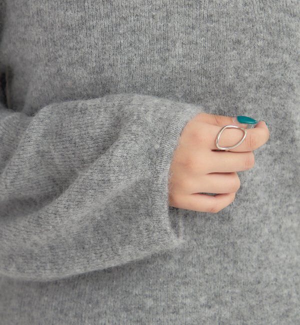  「【本日限定価格】襟付きロングスリーブニット」|ニット・セーター|