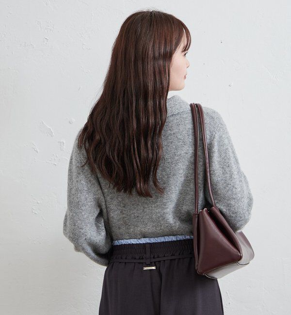  「【本日限定価格】襟付きロングスリーブニット」|ニット・セーター|