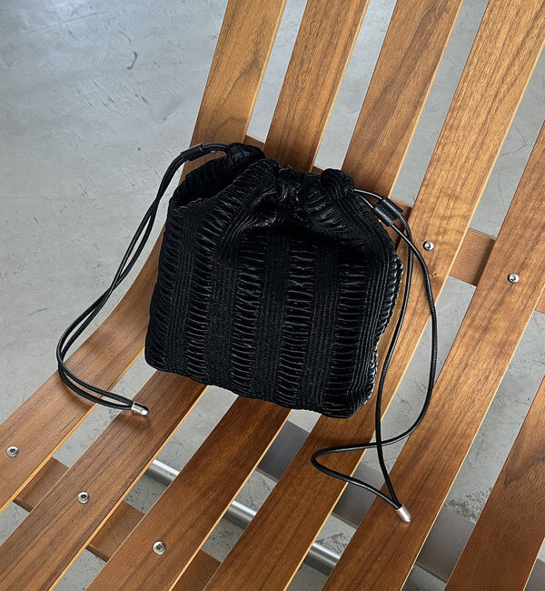  「ギャザー巾着バッグ」|トートバッグ|