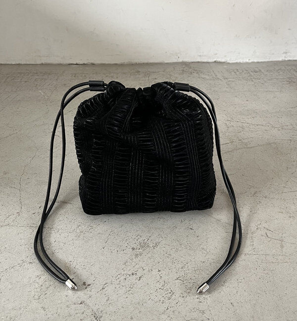  「ギャザー巾着バッグ」|トートバッグ|