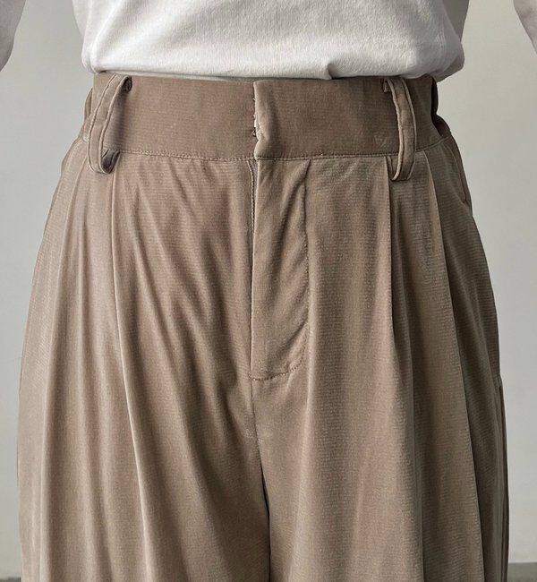  「ベロアワイドパンツ」|チノ|