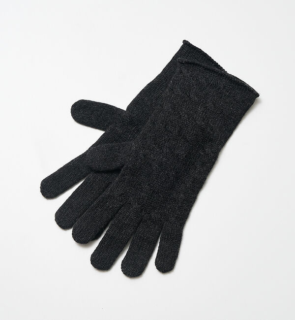 collex「【WILLIAM BRUNTON】カシミヤ ケーブル グローブ」|手袋|