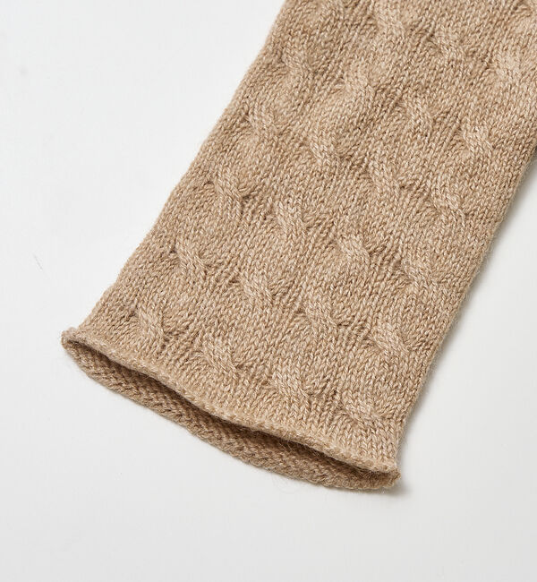 collex「【WILLIAM BRUNTON】カシミヤ ケーブル グローブ」|手袋|