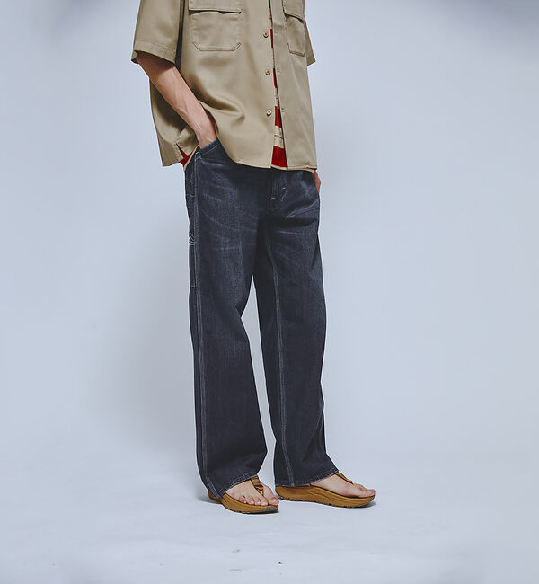 ABAHOUSE「【Lee/リー】DUNGAREES WIDE PAINTER PANTS/ユニセ」|デニム|