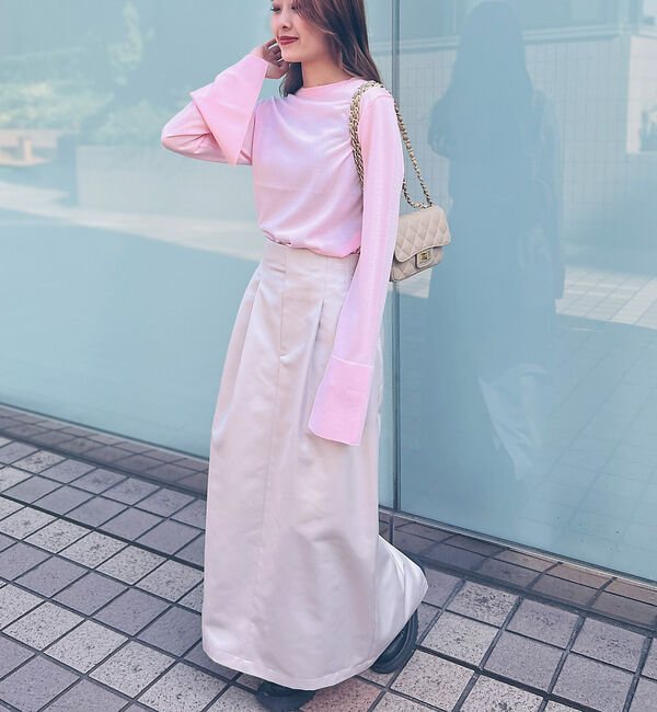 Rouge vif「スリーブスリット ニットプルオーバー」|ニット・セーター|