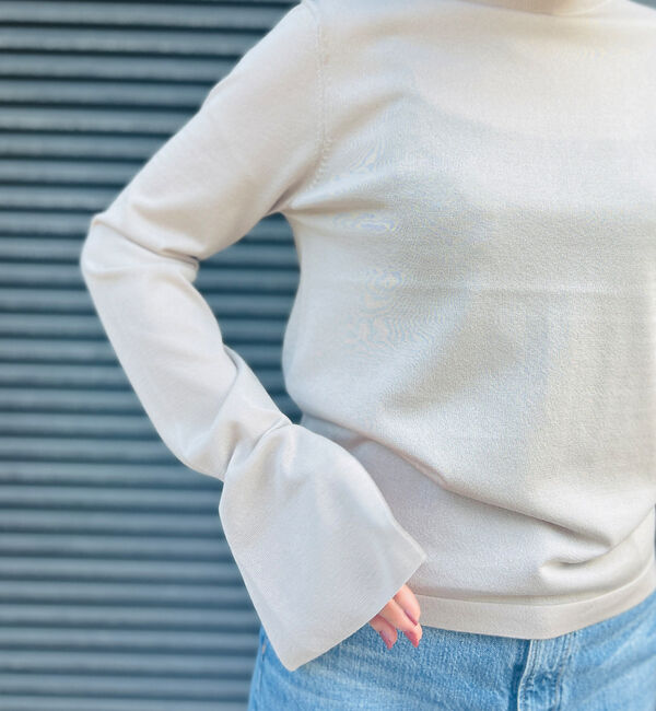 Rouge vif「スリーブスリット ニットプルオーバー」|ニット・セーター|