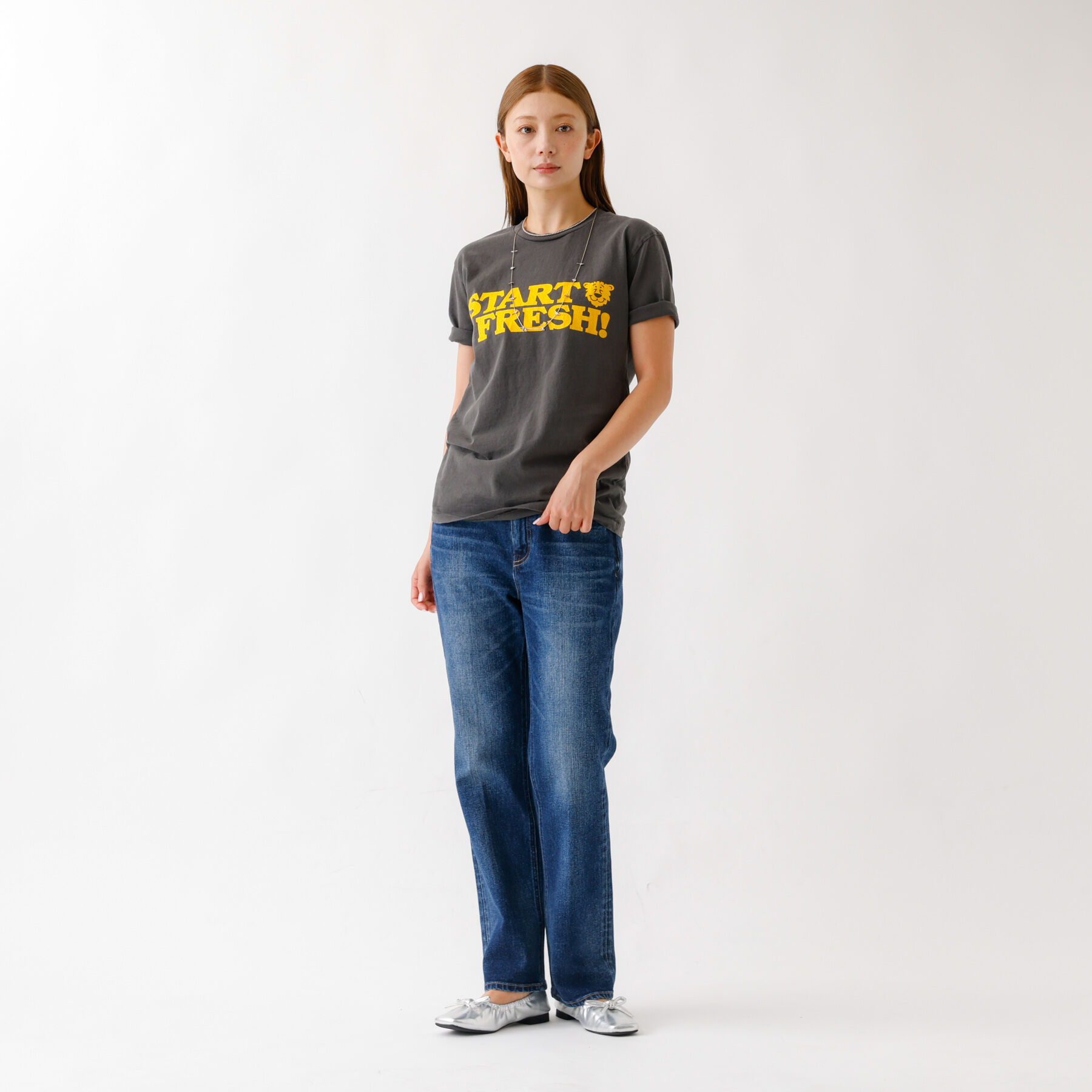 Rouge vif「【MIXTA/ミクスタ】プリント Tシャツ / ロゴTシャツ / ねこ / 半袖」|Tシャツ・カットソー|