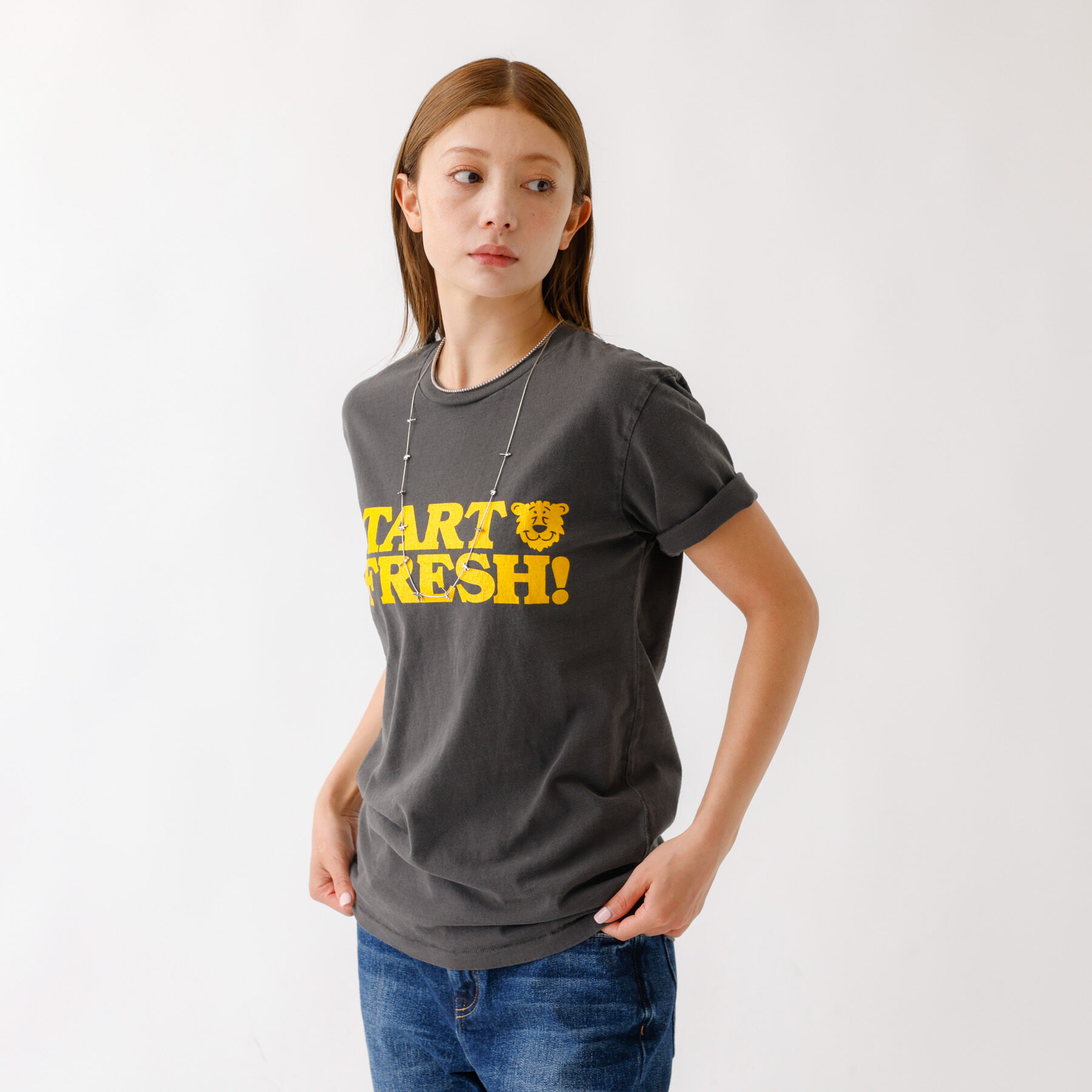 Rouge vif「【MIXTA/ミクスタ】プリント Tシャツ / ロゴTシャツ / ねこ / 半袖」|Tシャツ・カットソー|