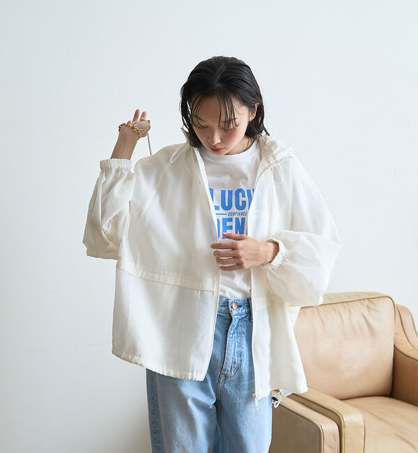 Rouge vif「フィブリルシアーフーディーブルゾン」|ブルゾン・スタジャン|