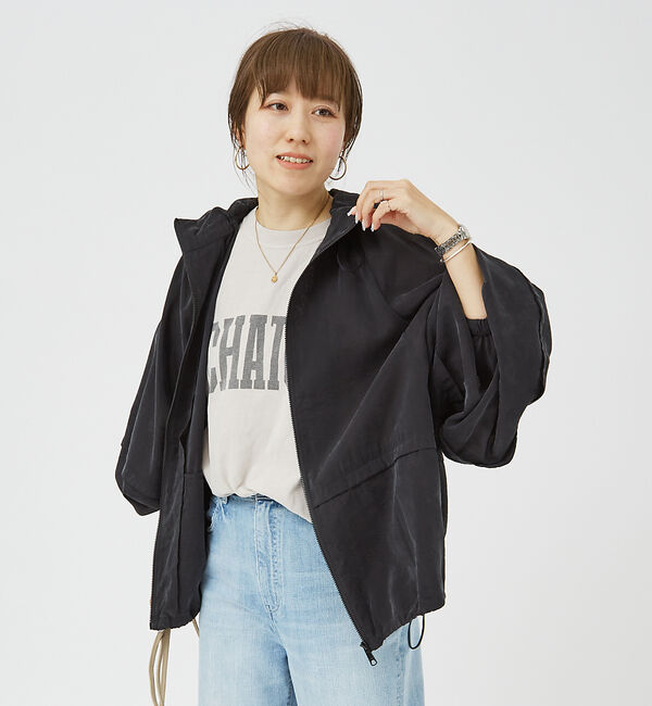 Rouge vif「フィブリルシアーフーディーブルゾン」|ブルゾン・スタジャン|