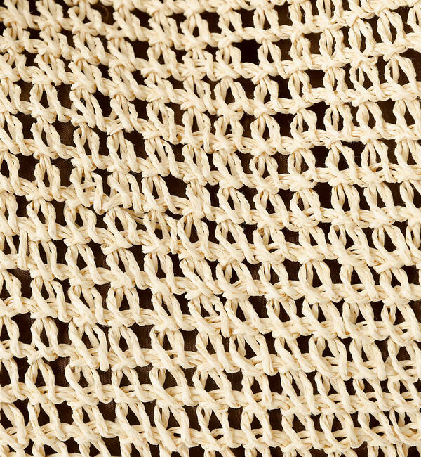 Rouge vif「タッセル付き ペーパートートバッグ / 雑材バッグ」|トートバッグ|