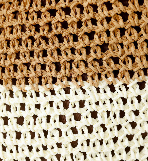 Rouge vif「タッセル付き ペーパートートバッグ / 雑材バッグ」|トートバッグ|