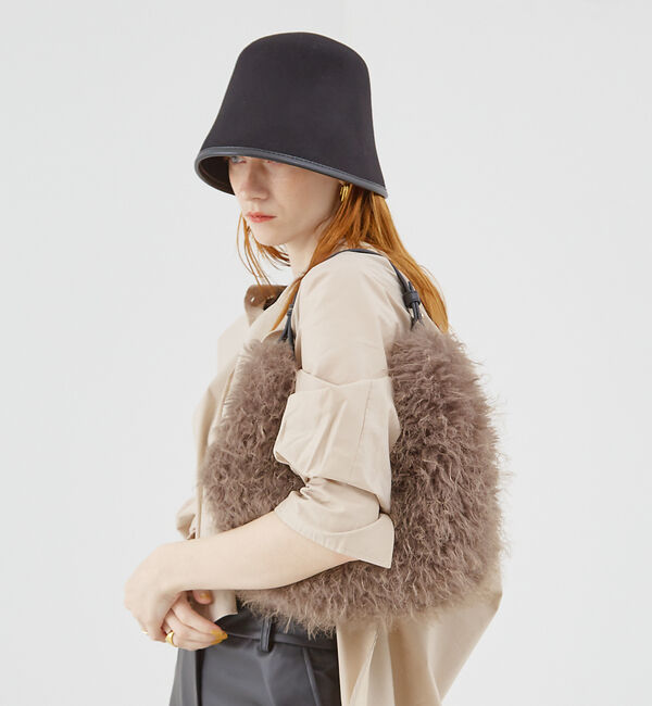 LOWELL things「Shaggy/3WAYファーバッグ」|トートバッグ|