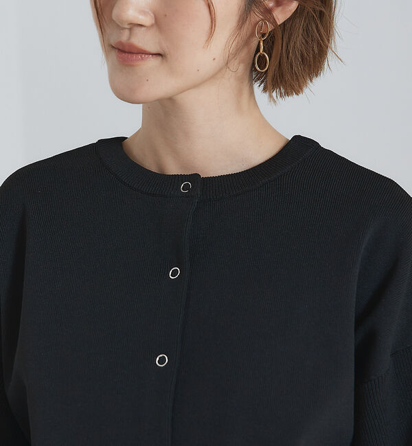 abahouse mavie「ポリエステル2WAYショートカーデ」|カーディガン|