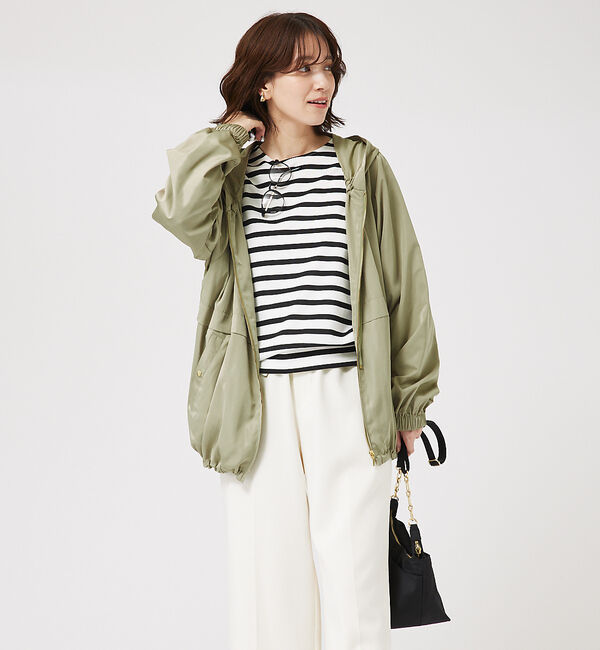 abahouse mavie「撥水ギャザーマウンテンパーカー」|その他|