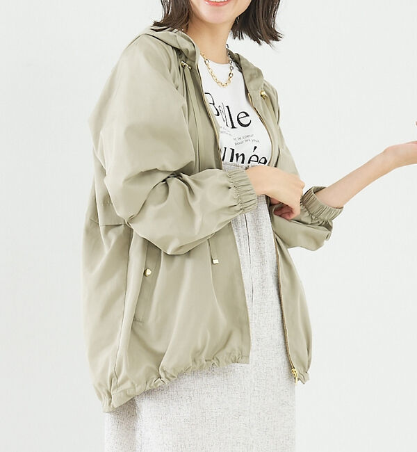 abahouse mavie「撥水ギャザーマウンテンパーカー」|その他|