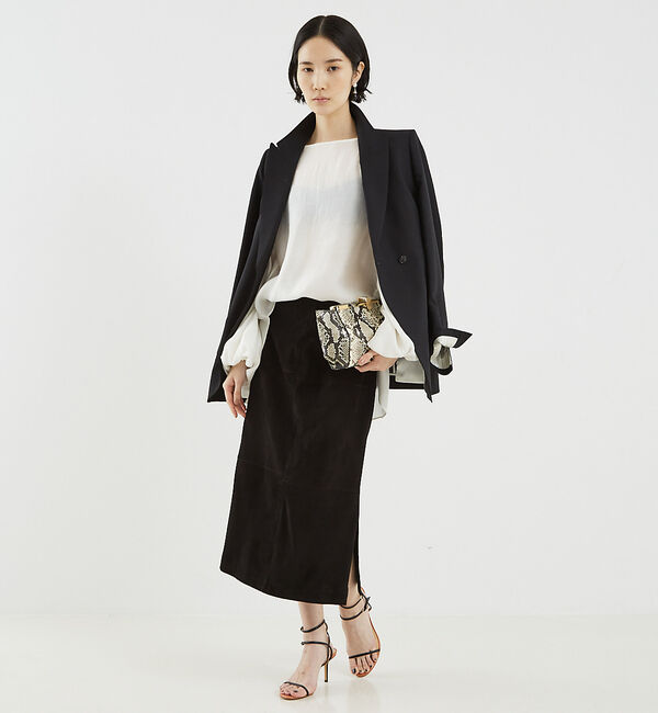 The Store by C' 「【COCUCA】ゴートスエードスカート」|スカート|