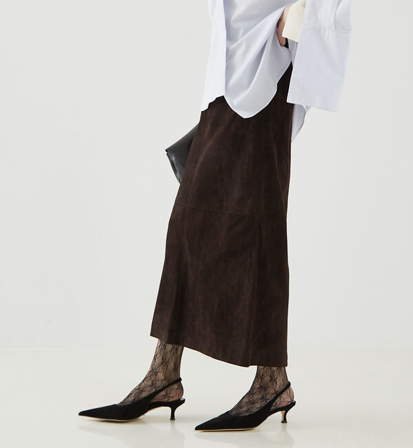 The Store by C' 「【COCUCA】ゴートスエードスカート」|スカート|